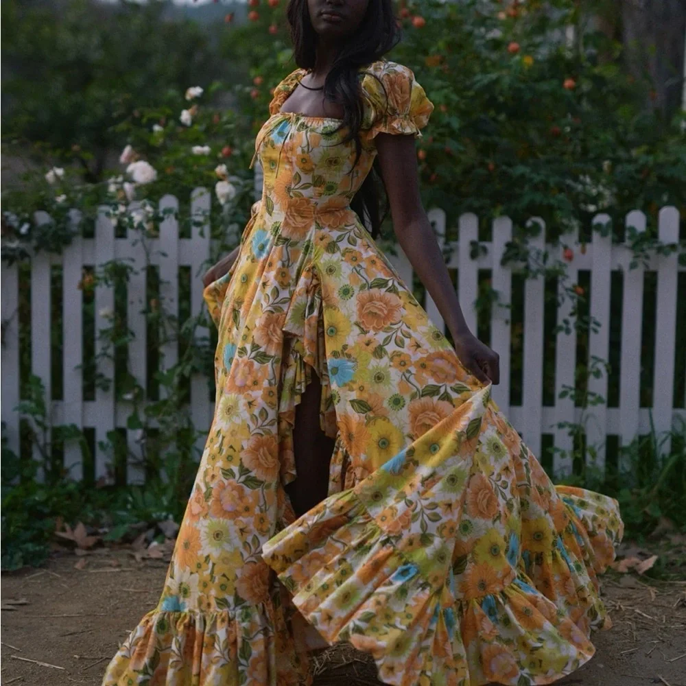 Selkie Mod Foxglove Gown XS - Picture 3 of 11